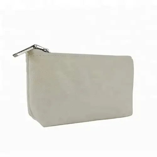 Cotton Plain Blank Wholesale Professional Makeup Bag Canvas Toiletry Bag